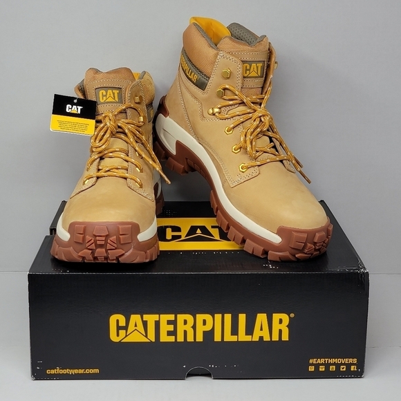 Caterpillar Men's Invader Hi Steel Toe Boots Honey Reset P91286 Size 11.5 New - Picture 1 of 12
